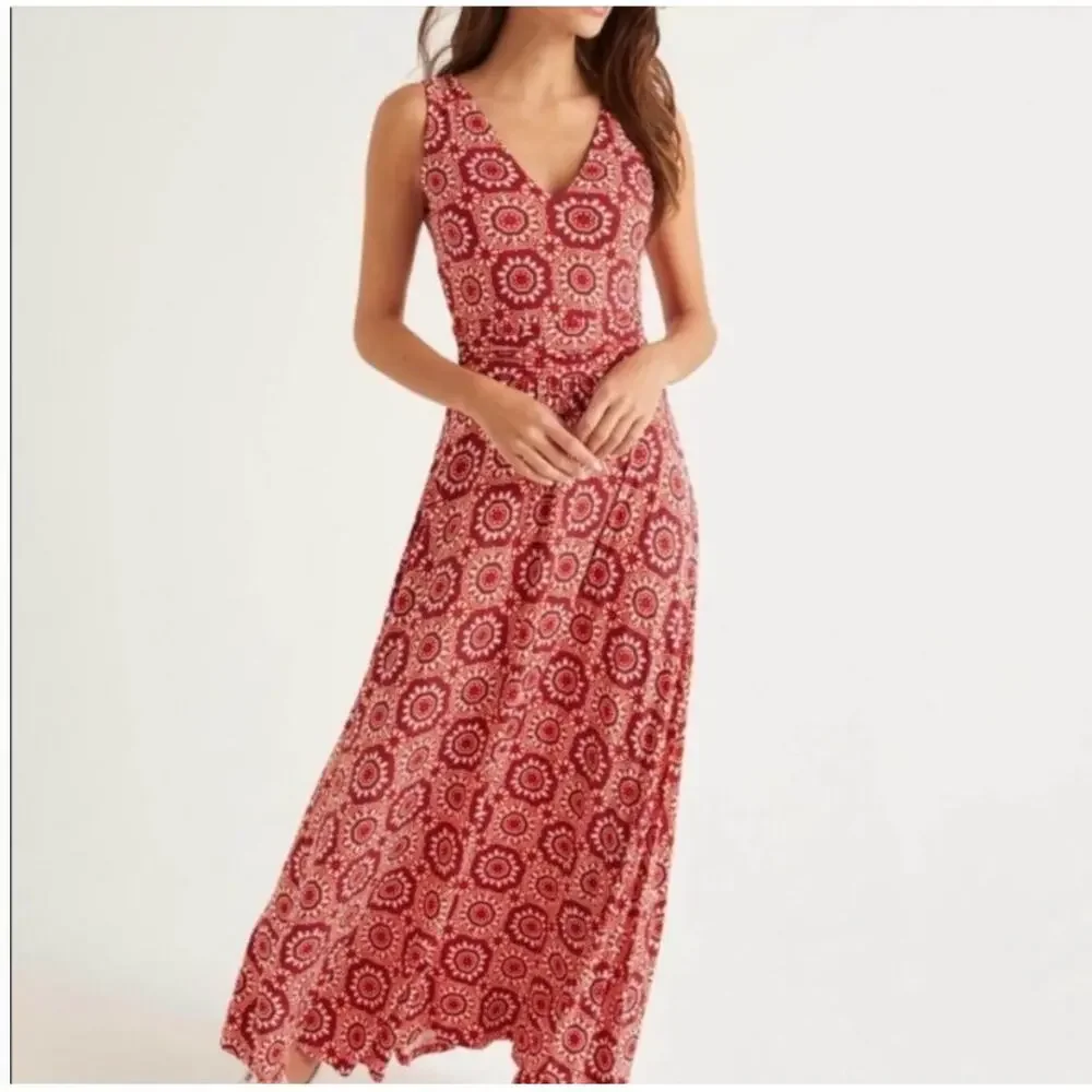 boden v neck jersey maxi dress Multiway Jersey Maxi Dress - Emerald Night